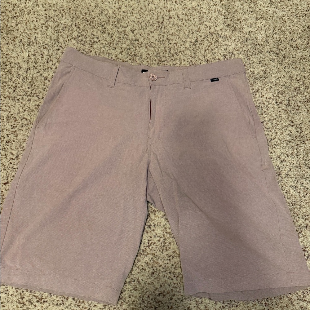 Travis Mathew Men's Flat Front Pink Shorts